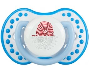 Empreinte My Identity Indonésie Tétine LOVI Dynamic Blanc-bleu phosphorescente
