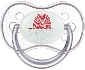 Empreinte My Identity Indonésie Sucette Anatomique Transparente classique