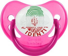 Empreinte My Identity L'Iran Sucette Physiologique Rose phosphorescente