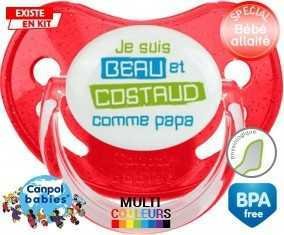 Je suis beau et costaud comme papa style1: Sucette