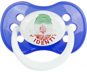 Empreinte My Identity L'Iran Tétine Anatomique Bleu classique