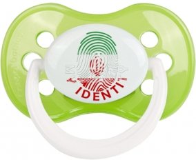 Empreinte My Identity L'Iran Tétine Anatomique Vert classique