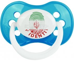 Empreinte My Identity L'Iran Tétine Anatomique Cyan classique