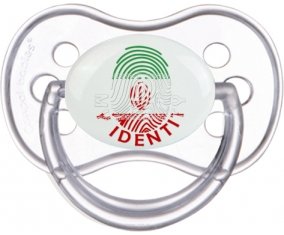 Empreinte My Identity L'Iran Tétine Anatomique Transparente classique