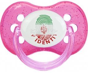 Empreinte My Identity L'Iran Sucette Cerise Rose à paillette