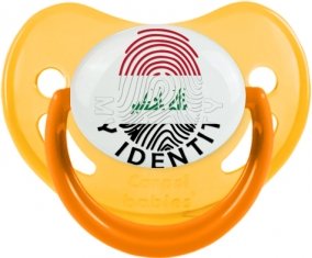 Empreinte My Identity Irak Sucette Physiologique Jaune phosphorescente