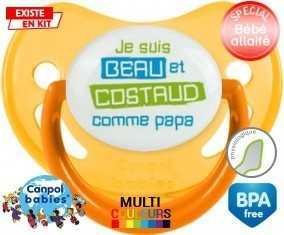 Je suis beau et costaud comme papa style1: Sucette