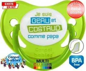 Je suis beau et costaud comme papa style1: Sucette