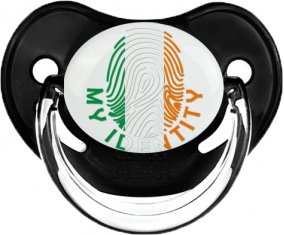 Empreinte My Identity Irlande Tétine Physiologique Noir classique