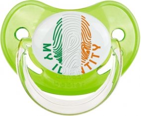 Empreinte My Identity Irlande Tétine Physiologique Vert classique