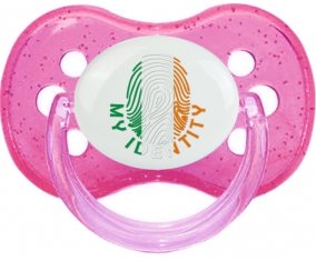 Empreinte My Identity Irlande Sucete Cerise Rose à paillette