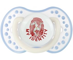 Empreinte My Identity Île de Man Tétine LOVI Dynamic Blanc-cyan classique