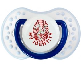Empreinte My Identity Île de Man Tétine LOVI Dynamic Marine-blanc-bleu classique