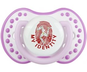 Empreinte My Identity Île de Man Tétine LOVI Dynamic Blanc-mauve classique