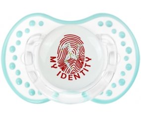 Empreinte My Identity Île de Man Tétine LOVI Dynamic Retro-blanc-lagon classique