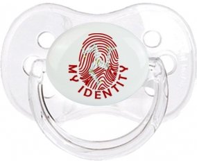 Empreinte My Identity Île de Man Sucette Cerise Transparent classique