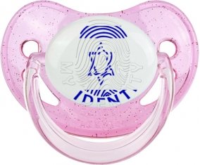 Empreinte My Identity Israël Sucette Physiologique Rose à paillette