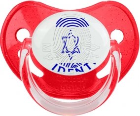 Empreinte My Identity Israël Sucette Physiologique Rouge à paillette