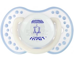 Empreinte My Identity Israël Sucette LOVI Dynamic Blanc-cyan classique