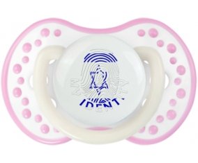 Empreinte My Identity Israël Sucette LOVI Dynamic Blanc-rose phosphorescente