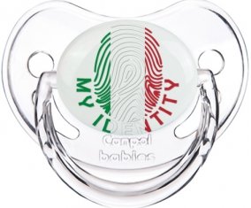 Empreinte My Identity Italie Sucette Physiologique Transparent classique