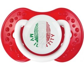 Empreinte My Identity Italie Sucette LOVI Dynamic Blanc-rouge classique