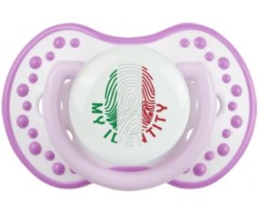 Empreinte My Identity Italie Sucette LOVI Dynamic Blanc-mauve classique