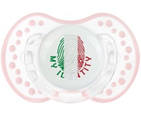 Empreinte My Identity Italie Sucette LOVI Dynamic Retro-blanc-rose-tendre classique