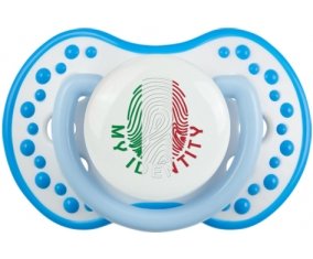 Empreinte My Identity Italie Sucette LOVI Dynamic Blanc-bleu phosphorescente