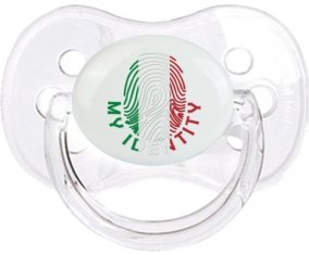 Empreinte My Identity Italie Tétine Cerise Transparent classique