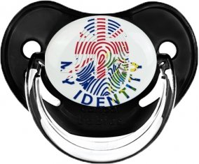 Empreinte My Identity Îles Pitcairn Tétine Physiologique Noir classique