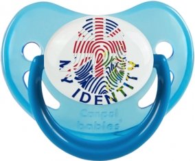 Empreinte My Identity Îles Pitcairn Tétine Physiologique Bleue phosphorescente