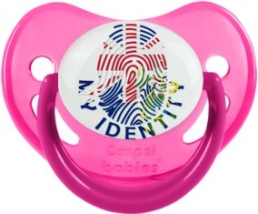 Empreinte My Identity Îles Pitcairn Tétine Physiologique Rose phosphorescente