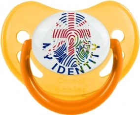 Empreinte My Identity Îles Pitcairn Tétine Physiologique Jaune phosphorescente