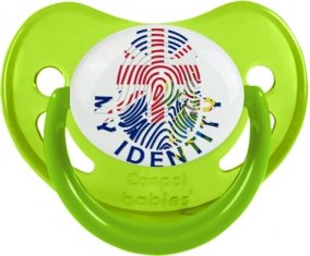 Empreinte My Identity Îles Pitcairn Tétine Physiologique Vert phosphorescente