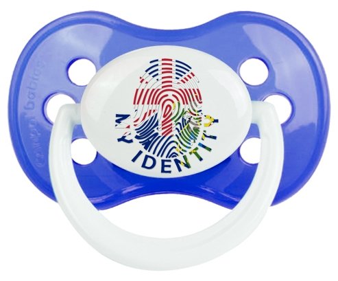 Empreinte My Identity Îles Pitcairn Sucete Anatomique Bleu classique