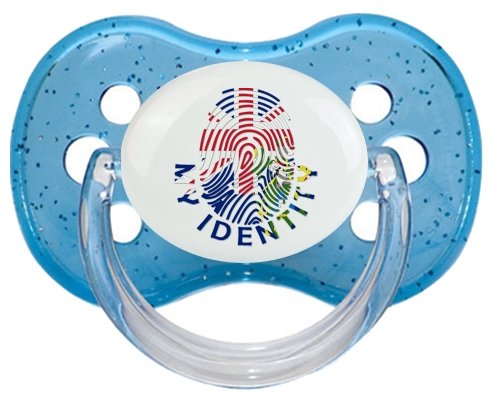 Empreinte My Identity Îles Pitcairn Sucete Cerise Bleu à paillette