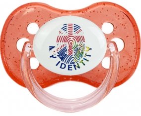 Empreinte My Identity Îles Pitcairn Sucete Cerise Rouge à paillette