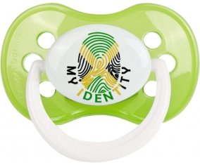 Empreinte My Identity Jamaïque Sucette Anatomique Vert classique