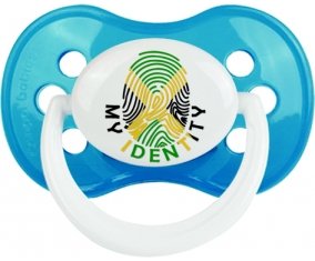 Empreinte My Identity Jamaïque Sucette Anatomique Cyan classique