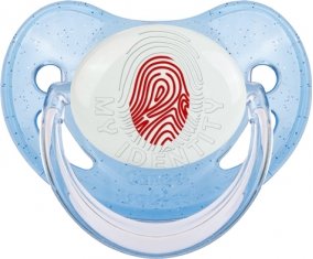 Empreinte My Identity Japon Sucette Physiologique Bleue à paillette