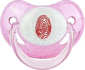 Empreinte My Identity Japon Sucette Physiologique Rose à paillette