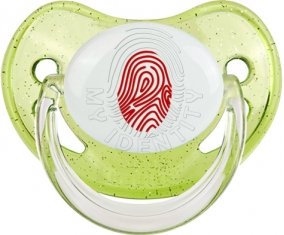 Empreinte My Identity Japon Sucette Physiologique Vert à paillette