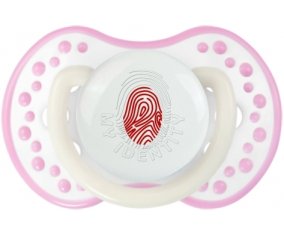 Empreinte My Identity Japon Sucette LOVI Dynamic Blanc-rose phosphorescente