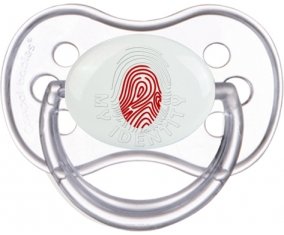 Empreinte My Identity Japon Tétine Anatomique Transparente classique