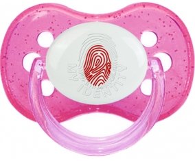 Empreinte My Identity Japon Sucette Cerise Rose à paillette