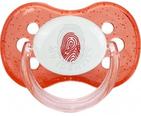 Empreinte My Identity Japon Sucette Cerise Rouge à paillette