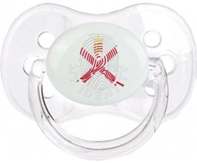 Empreinte My Identity Île à Jersey Tétine Cerise Transparent classique