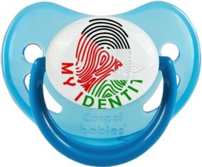 Empreinte My Identity Jordan Tétine Physiologique Bleue phosphorescente
