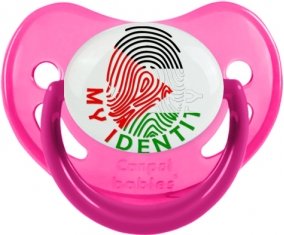 Empreinte My Identity Jordan Tétine Physiologique Rose phosphorescente